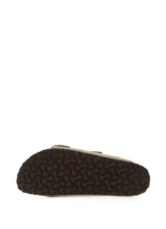 birkenstock sandalia hombre arizona bf - 1033132 faded khaki dark brown
