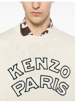 kenzo sweater manrws kenzo paris emblem jumper - fg65pu8223ew 02