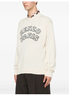 kenzo sweater manrws kenzo paris emblem jumper - fg65pu8223ew 02
