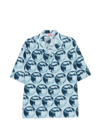 kenzo camiseria hombre kenzo apple pop hawaiian short sleeve shirt - fg65ch1349d2 63