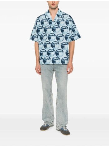 kenzo camiseria hombre kenzo apple pop hawaiian short sleeve shirt - fg65ch1349d2 63 2
