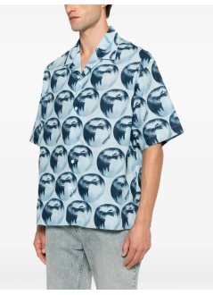 kenzo camiseria hombre kenzo apple pop hawaiian short sleeve shirt - fg65ch1349d2 63