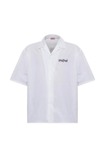 kenzo shirt mankenzo jumping tiger hawaiian short sleeve shirt - fg65ch1329l1 01