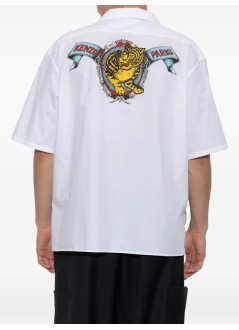 kenzo shirt mankenzo jumping tiger hawaiian short sleeve shirt - fg65ch1329l1 01