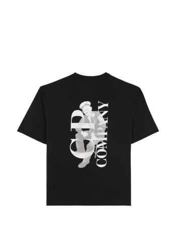 c.p.company camiseta hombre 30/1 jersey short sleeve british sailor t-shirt - 21cmts209a110579w 999 2