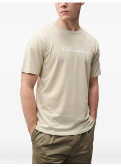 c.p.company camiseta hombre 30/1 jersey short sleeve logo t-shirt - 21cmts206a110579w 120