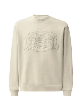 c.p.company sudadera hombre cotton fleece crewneck logo sweatshirt - 21cmss174a006453o 120