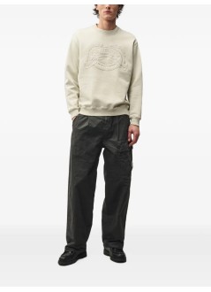 c.p.company sudadera hombre cotton fleece crewneck logo sweatshirt - 21cmss174a006453o 120