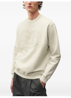 c.p.company sudadera hombre cotton fleece crewneck logo sweatshirt - 21cmss174a006453o 120