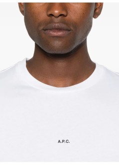 a.p.c. camiseta hombre t-shirt boxy micro logo gots - cohbwh26386 tag