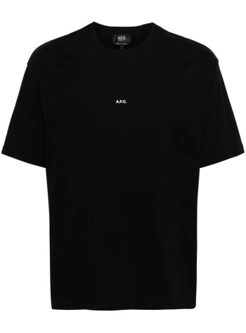 a.p.c. camiseta hombre t-shirt boxy micro logo gots - cohbwh26386 tzc