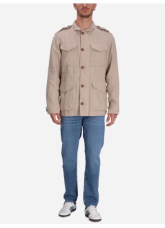 polo ralph lauren outerwear manbystnsfldjk-lined-field jacket - 710956071001 stoneware grey x