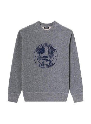a.p.c. sudadera hombre sweatshirt luxembourg - cohkqh37040 pla