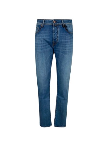 jacob cohen denim manpant 5 pkt slim fit bard v1 - jumqe004s3623 200d