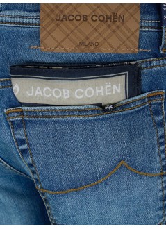 jacob cohen denim manpant 5 pkt slim fit bard v1 - jumqe004s3623 200d