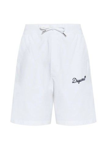 dsquared short pant mandsquared2 signature jersey short - s74mu0969d25029 100