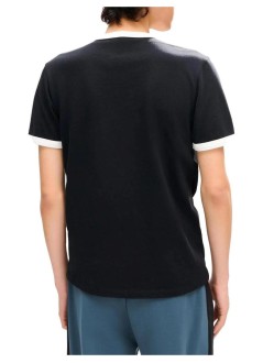 kenzo t-shirt mangots kenzo paris emblem slim t-shirt - fg65ts1644sk 99j