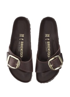 birkenstock sandal womanmadrid big buckle leoi - 1032914 habana
