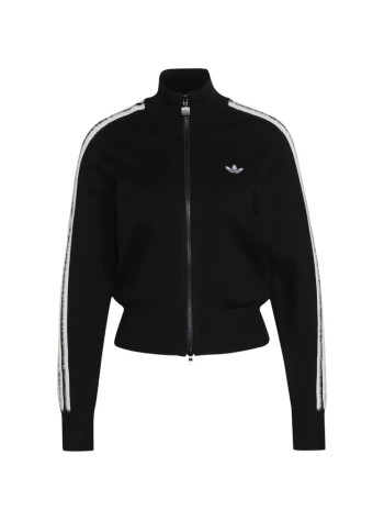 adidas originals sudadera mujer knit fb tt - ks7366 black white