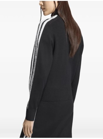 adidas originals sudadera mujer knit fb tt - ks7366 black white 2