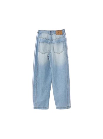 adidas originals pantalon jeans mujer denim barrel - le5888 ltblue 2