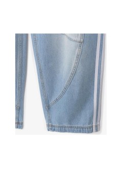 adidas originals pantalon jeans mujer denim barrel - le5888 ltblue