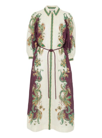 alémais vestido mujer ruthie short sleeve shirtdress - 7648d multi