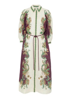 alémais vestido mujer ruthie short sleeve shirtdress - 7648d multi