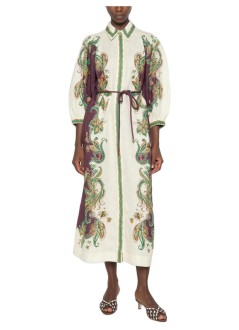 alémais vestido mujer ruthie short sleeve shirtdress - 7648d multi
