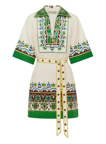 alémais vestido mujer bridgette mini shirtdress - 7416d cream