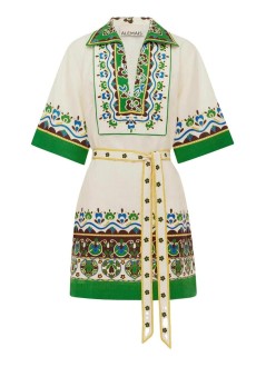 alémais vestido mujer bridgette mini shirtdress - 7416d cream