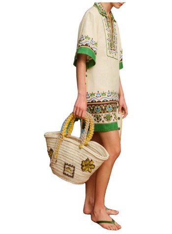 alémais vestido mujer bridgette mini shirtdress - 7416d cream 2