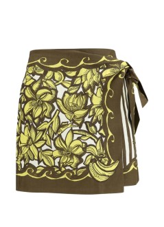 alémais falda mujer mona sarong skirt - 7251s yellow