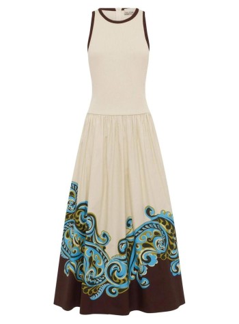 alémais vestido mujer natalia tank midi dress - 7422d cream
