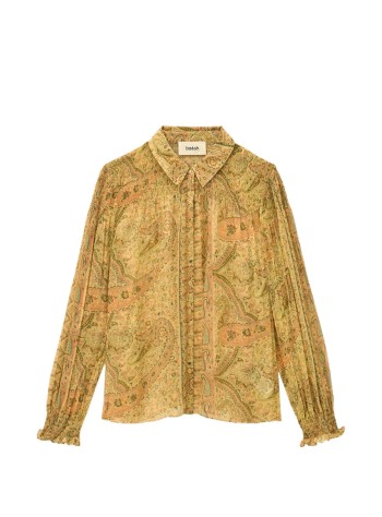 ba&sh blusa mujer shirt cleo - 1h26cleo jaune