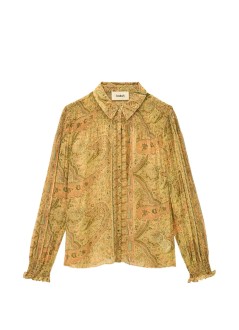 ba&sh blusa mujer shirt cleo - 1h26cleo jaune