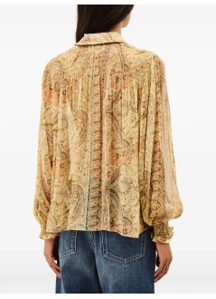ba&sh blusa mujer shirt cleo - 1h26cleo jaune