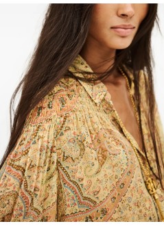 ba&sh blusa mujer shirt cleo - 1h26cleo jaune