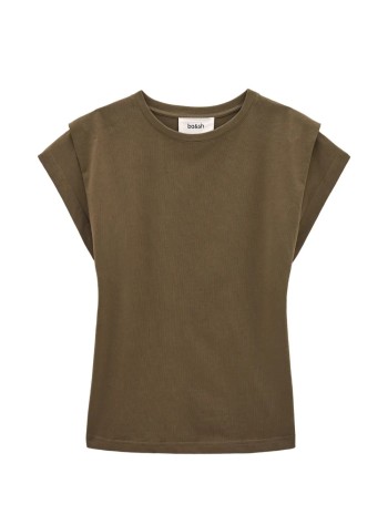 ba&sh top mujer tshirt pio - 1h26pio moka