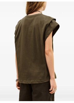 ba&sh top mujer tshirt pio - 1h26pio moka
