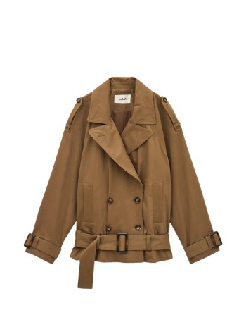 ba&sh outerwear mujer coat winnie - 1h26winn moka