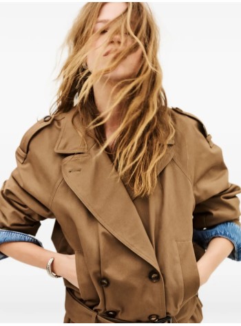ba&sh outerwear mujer coat winnie - 1h26winn moka 2