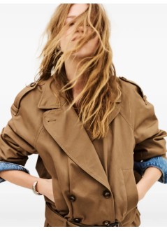 ba&sh outerwear mujer coat winnie - 1h26winn moka