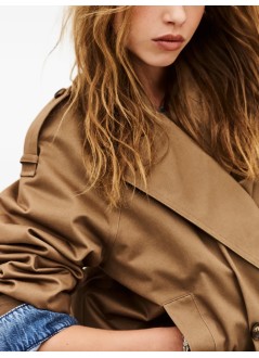 ba&sh outerwear mujer coat winnie - 1h26winn moka