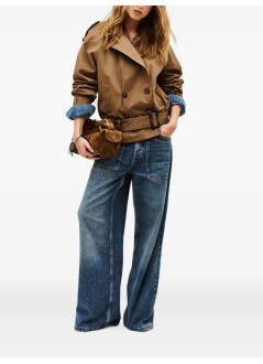 ba&sh outerwear mujer coat winnie - 1h26winn moka