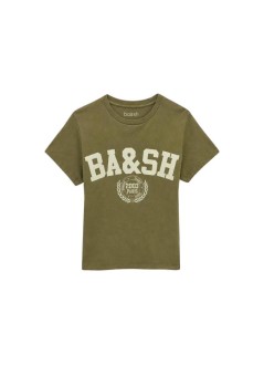 ba&sh top mujer t-shirt ioni - 1h26ioni kaki