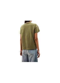 ba&sh top mujer t-shirt ioni - 1h26ioni kaki