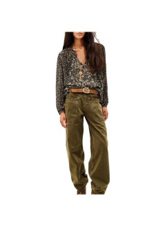 ba&sh blusa mujer top kross - 1h26kros kaki