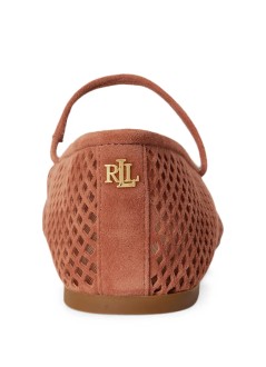 polo ralph lauren bailarina mujer jayna mj-flats-mary jane - 802p12019002 red terracotta