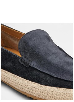 tods casual manpantofola corda cass pelle 59l - xxm59l0kj40re0u835 deep navy